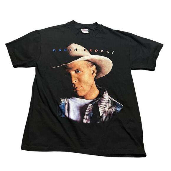 Vintage 1998 Garth Brooks T-Shirt‎ Large Fresh Horses Tour Made In USA Country - Picture 1 of 8